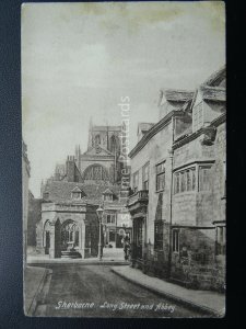 Dorset SHERBORNE LOng Street & Abbey c1904 Postcard by Frith