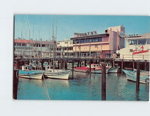 Postcard Fisherman's Wharf, San Francisco, California