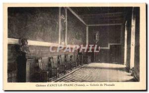 Old Postcard Chateau d'Ancy le Franc Gallery Pharsalia