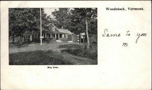 Woodstock Vermont VT Wayside Private Mailing Card 1900s-10s Postcard