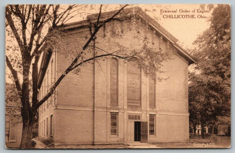 Chillicothe Ohio~Fraternal Order of Eagles~Door Open~Chandler Music Pub~c1910 