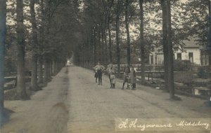 Netherlands Heerhugowaard Middenweg Fotokaart RPPC 06.06