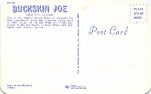 BUCKSHIN JOE-THEME PARK OF A MINING TOWN~CANON CITY COLORADO POSTCARD