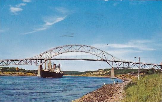 Massachusetts Cape Cod Canal And Sagamore Bridge 1966