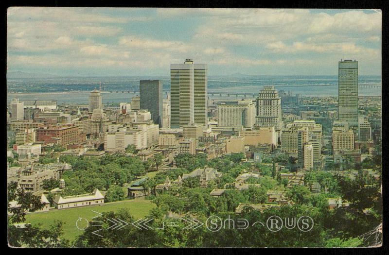 View Du Point D'Observation Sur Le Mont-Royal