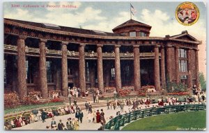 Seattle 1909 Alaska-Yukon-Pacific Exposition Forestry Building Postcard