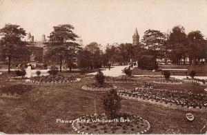 BR81710 flower beds whitworth Manchester park real photo  uk