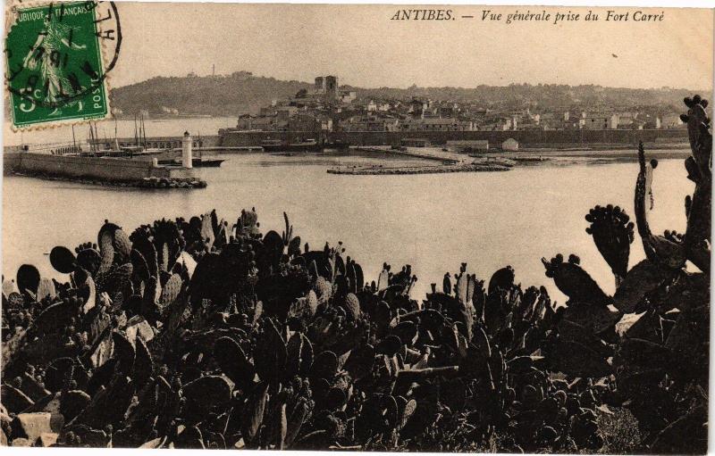 CPA ANTIBES - Vue générale prise du (191452)