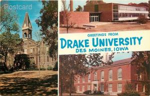 IA, Des Moines, Iowa, Drake University, Greeting, Multi View, Curteichp