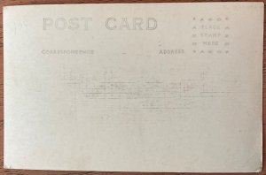 Street Scene Santa Fe NM Unused RPPC Post Card circa 1910? LB