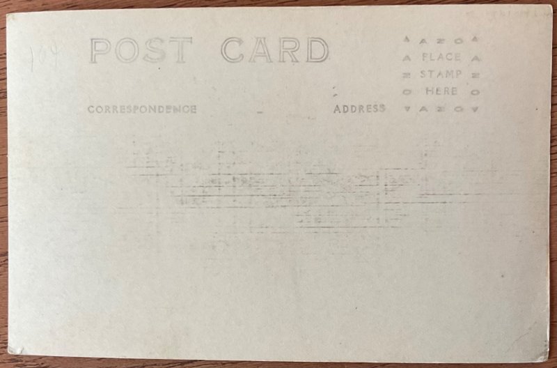 Street Scene Santa Fe NM Unused RPPC Post Card circa 1910? LB