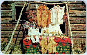 CRANBROOK, British Columbia  BC  Canada   KOOTENAY INDIAN Buckskin  Postcard