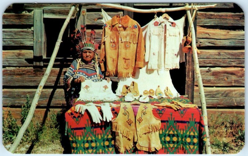 CRANBROOK, British Columbia  BC  Canada   KOOTENAY INDIAN Buckskin  Postcard