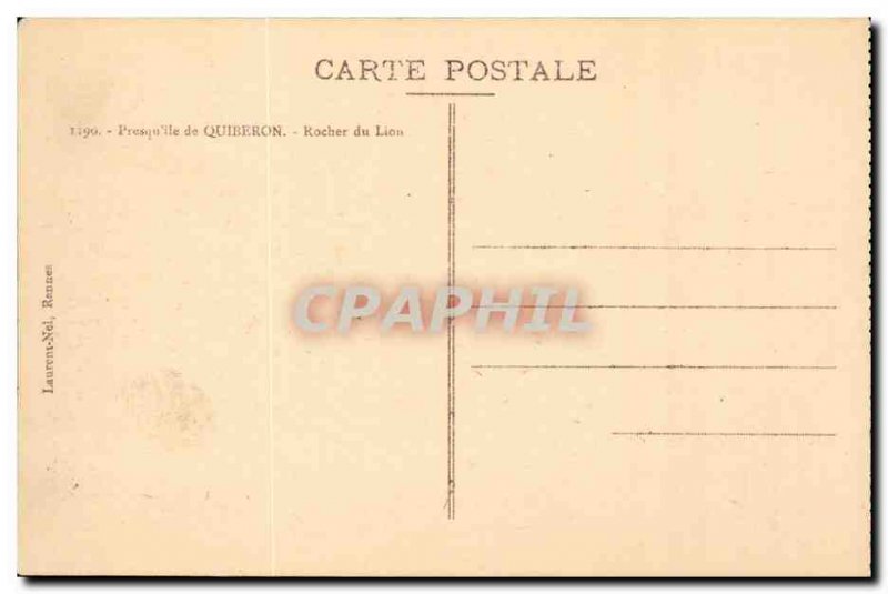 Quiberon Postcard Old Lion Rock