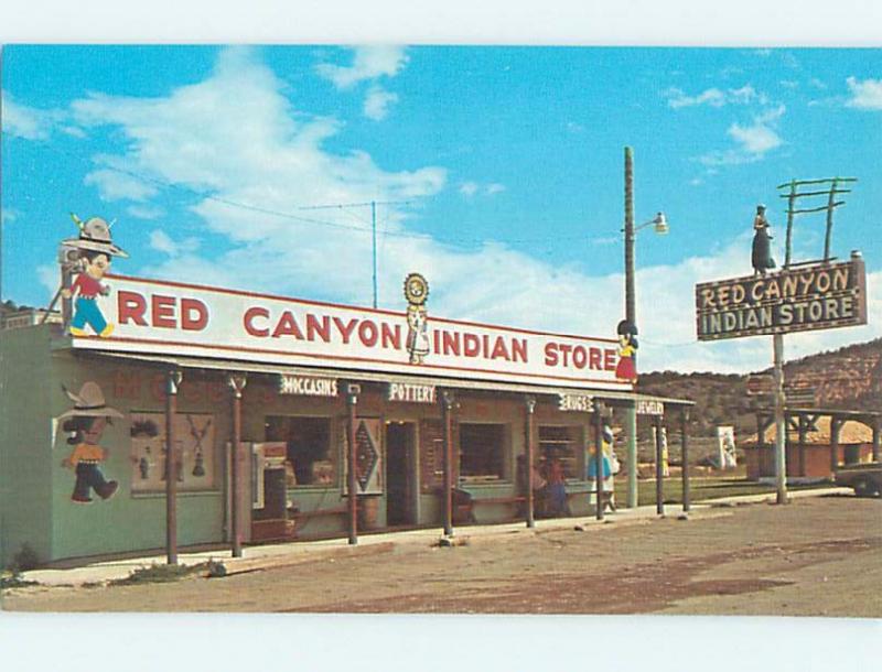 Pre-1980 RED CANYON NATIVE INDIAN STORE Panguitch - Near Bryce & Kanab UT hp0783