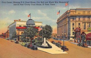 Civic Center City Hall And World War Memorial - El Paso, Texas TX  