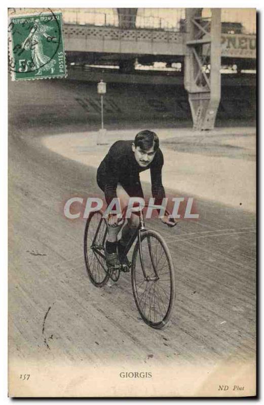 Postcard Old Bike Cycle Cycling Giorgis