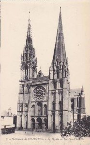 France Chartres Cathedrale La Facade The Front