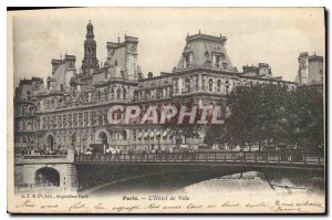 Postcard Old Paris Hotel de Ville