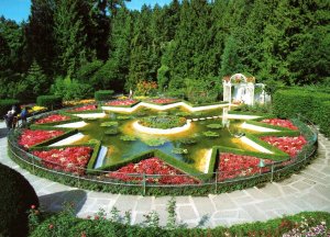 Star Pond,Butchart Gardens,Victoria,British Colombia,Canada