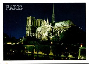 France Notre-Dame At Night