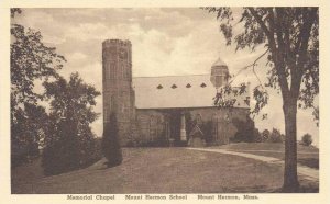 Massachusetts Mount Hermon Memorial Chapel Mount Herman School Albertype