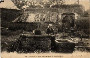 CPA Intérieur de ferme aux Env. de CONCARNEAU (457478)