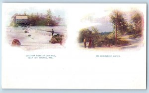 Hot Springs Arkansas AR Postcard Ouachita River Old Mill Multiview 1905 Unposted