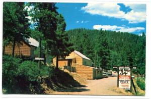 Pine River Lodge Vallecito Lake Bayfield Colorado 1964 postcard