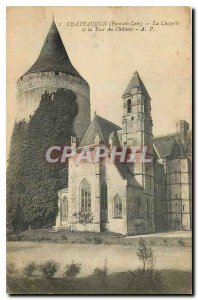Old Postcard Chateaudun Eure et Loir La Chapelle and Chateau Tour