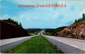 North Georgia's beautiful mountain country Georgia Postcard