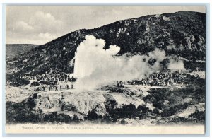 c1905 Wairoa Geyser in Eruption Whakare Warewa Auckland New Zealand Postcard
