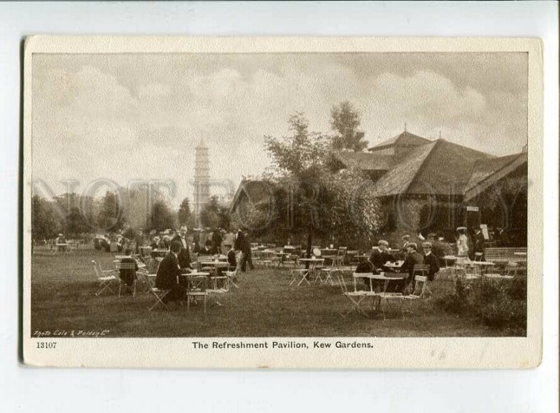 3132787 UK KEW GARDENS Refreshment Pavilion Vintage postcard