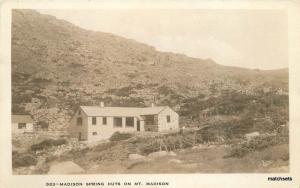 1920s Mount Madison Spring Huts New Hampshire RPPC Real Photo 5617