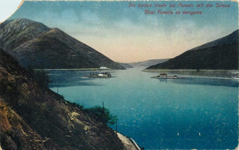 Montenegro Perasto postcard