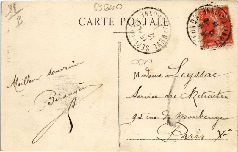 CPA CAUSSADE - Le Temple (89640)