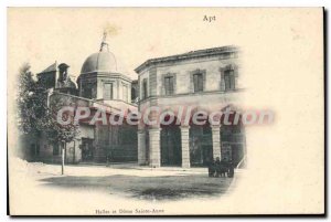 Postcard Old Vaucluse Dome Halles and Saint Anne