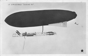 Le Dirigeable Zodiac III Zeppelin Unused 