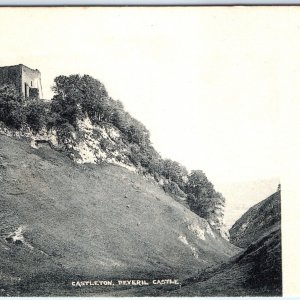 c1910s Castleton, Derbyshire England Peveril Castle Frith's Series Postcard A121