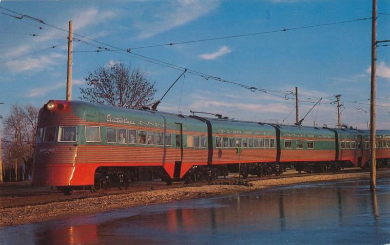 Restored Electroliner at Illinois Railway Museum at Union IL, Illinois