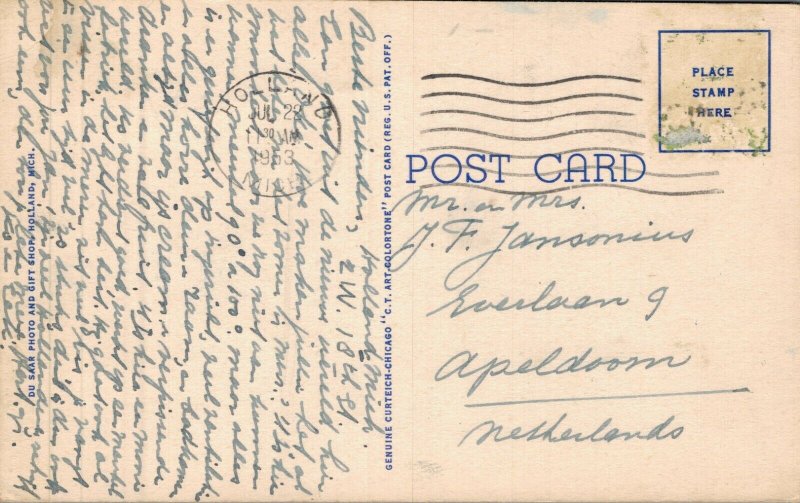 USA Beach Scene at Macatawa Park near Holland Michigan 05.74