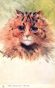 Raphael Tuck & Sons Serie Artist Louis Wain unused 