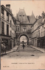 France Vendome Hotel de Ville Facade Nord Vintage Postcard C087