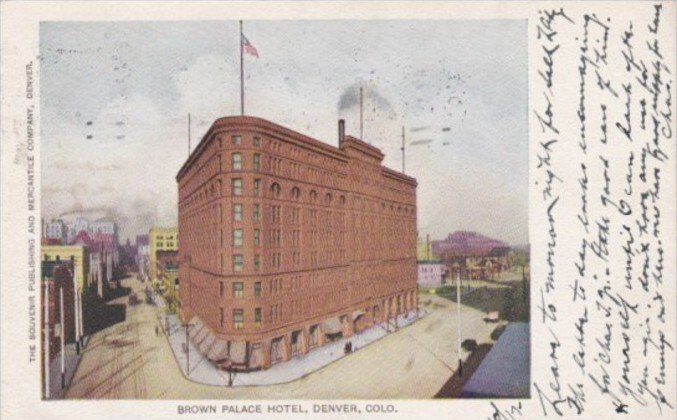 Colorado Denver The Brown Palace Hotel 1906