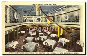 Postcard Old World Renowned Bernstein & # 39s Fish Grotto Powell St San Franc...