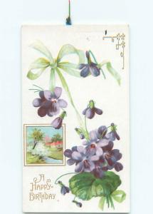 Divided-Back BEAUTIFUL FLOWERS SCENE Great Postcard AA3562