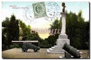 Old Postcard Gibraltar s Wellington Monument