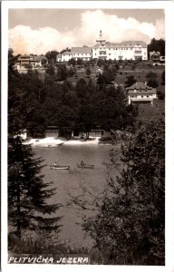 Croatia Plitvicka Jezera Plitvice Lakes National Park Vintage RPPC 09.76