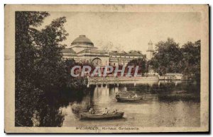 Old Postcard Wiesbaden Kurhaus Gartenseite