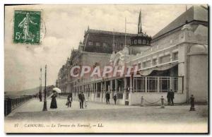 Old Postcard Cabourg La Terrasse du Kursaal